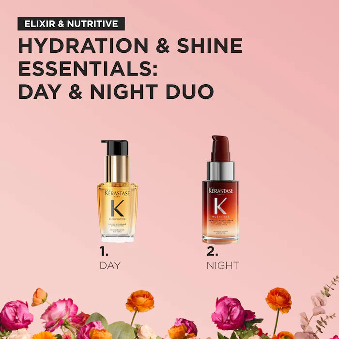 Kérastase - Mini Elixir Ultime Hair Oil & 8H Magic Night Serum Hair Gift Set**BAJO-PEDIDO**
