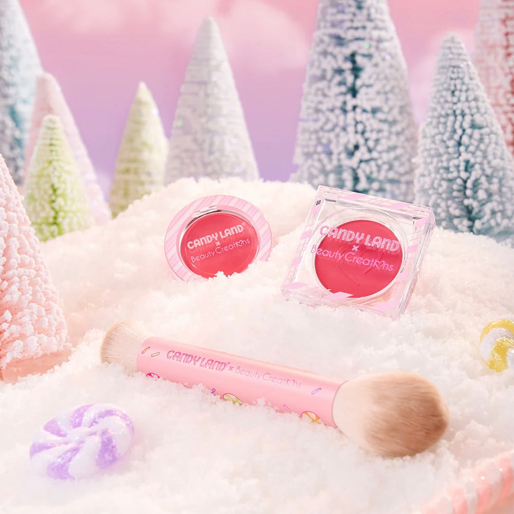 Beauty Creations - Candy Land Sweet Swirl Cream And Powder Blush & Brush Set