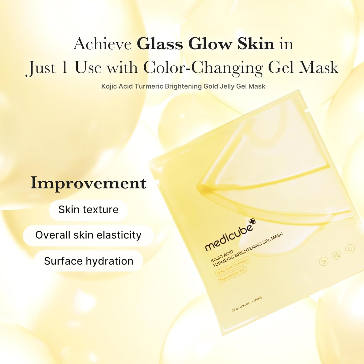 Medicube - Kojic Acid Turmeric Brightening Gel Mask
