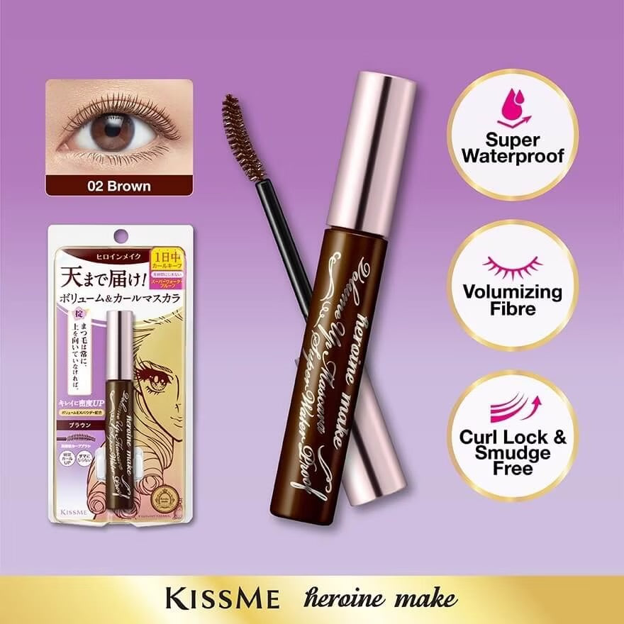 ISEHAN - Kiss Me Heroine Make Prime Volume & Curl Mascara Super Waterproof