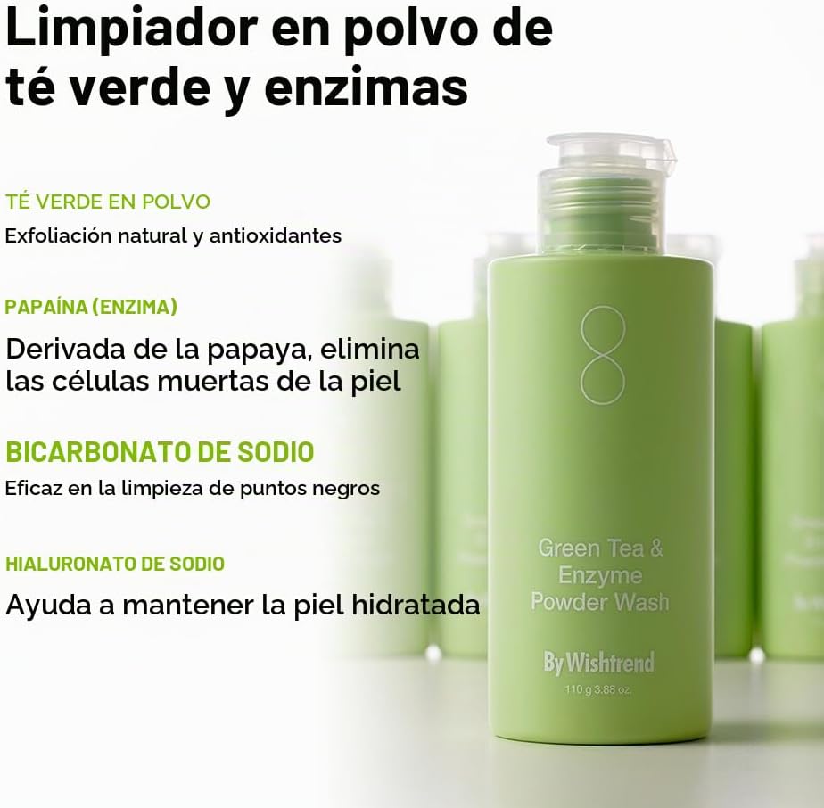 By Wishtrend - Green Tea & Enzyme Powder Wash