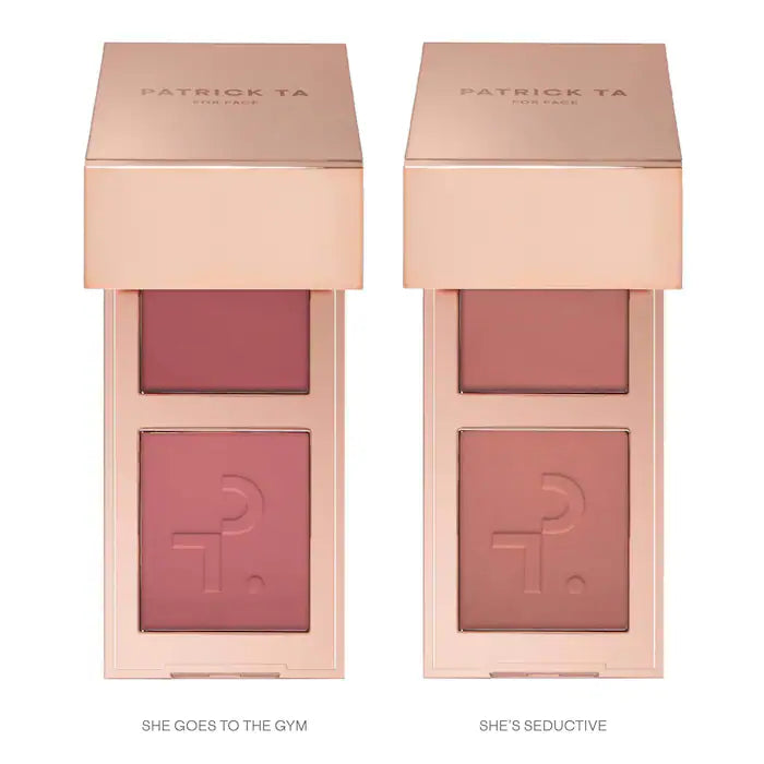 PATRICK TA - Mini Must-Have Major Headlines Double-Take Crème & Powder Blush Duo Set **BAJO PEDIDO**