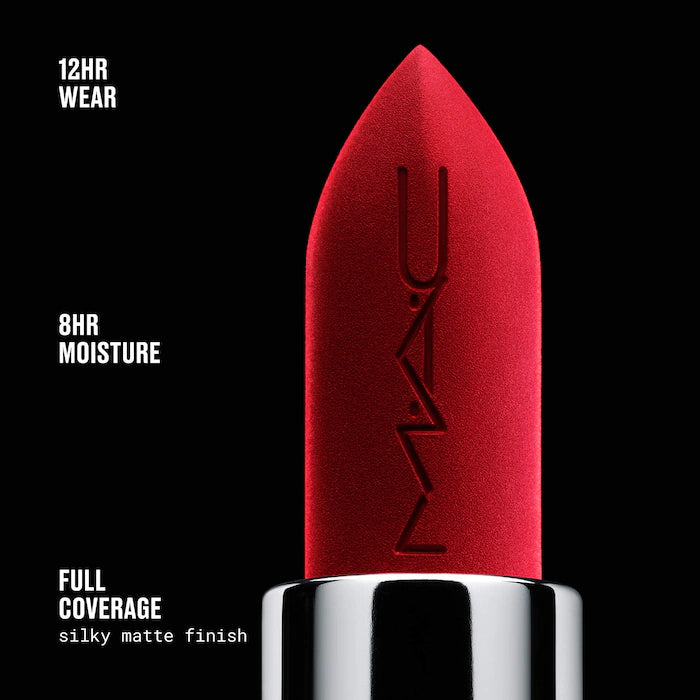 MAC Cosmetics-
M·A·Cximal Silky Matte 12HR Wear Lipstick **BAJO-PEDIDO**