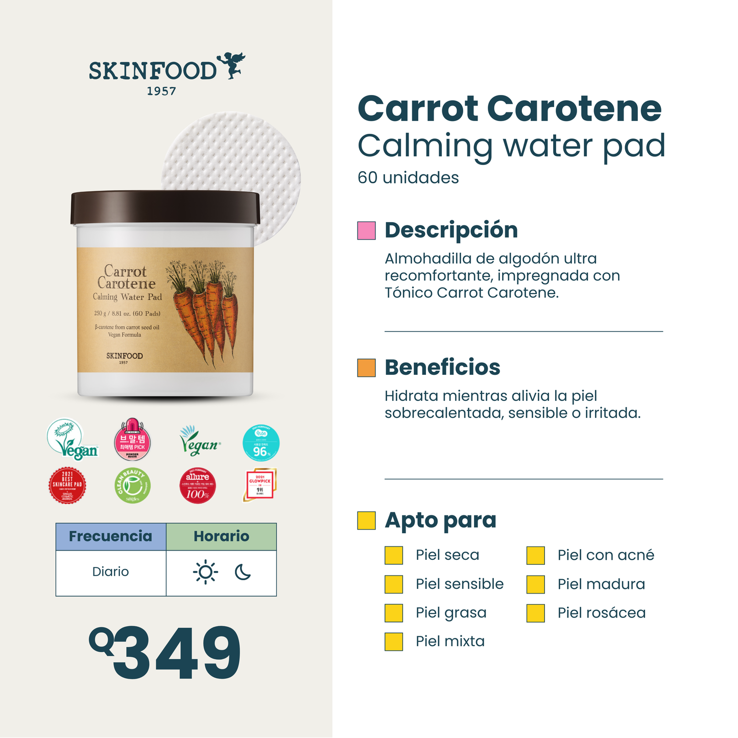 Carrot Carotene - Calming Water Pad