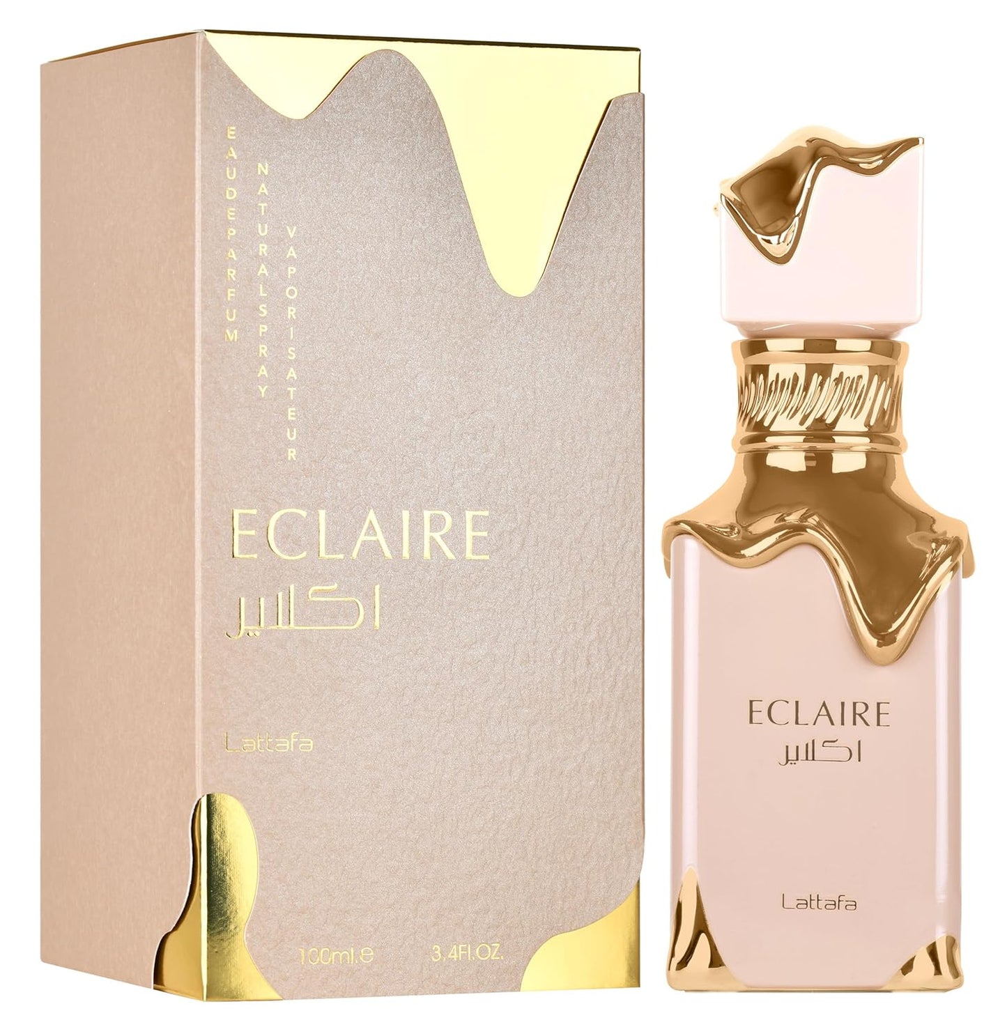 Lattafa Eclaire - Vainilla, caramelo, dulce, floral - Eau de Parfum fragancia de larga duración para mujeres **BAJO-PEDIDO**