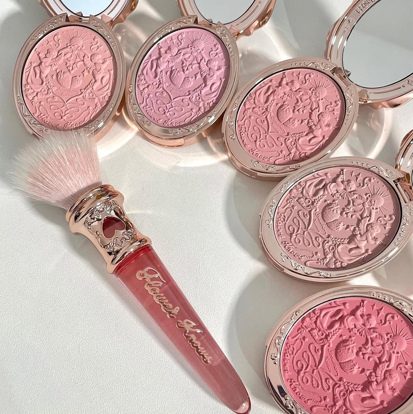 Flower Knows - Strawberry Rococo Embossed Blush