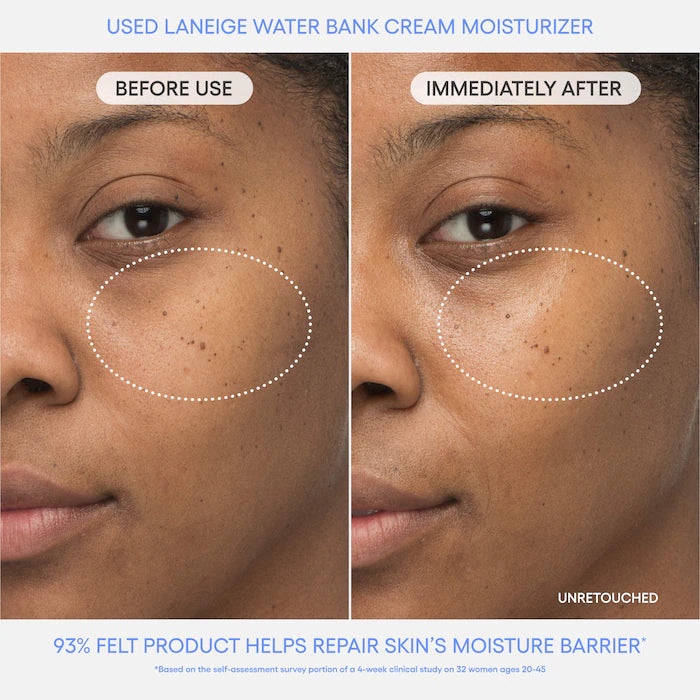 LANEIGE - Water Bank Blue Hyaluronic Cream Moisturizer for Moisture Barrier Repair **BAJO-PEDIDO**