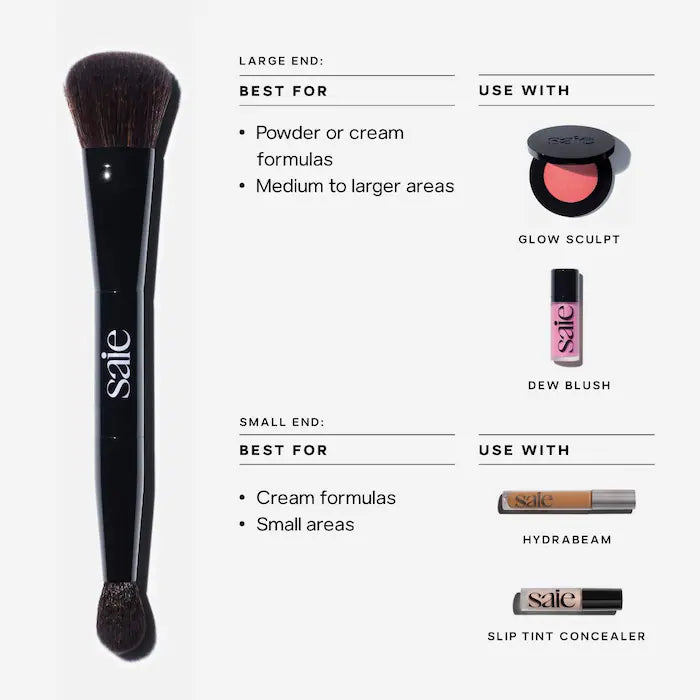 Saie-
The Double-Ended Sculpting Brush **BAJO-PEDIDO**