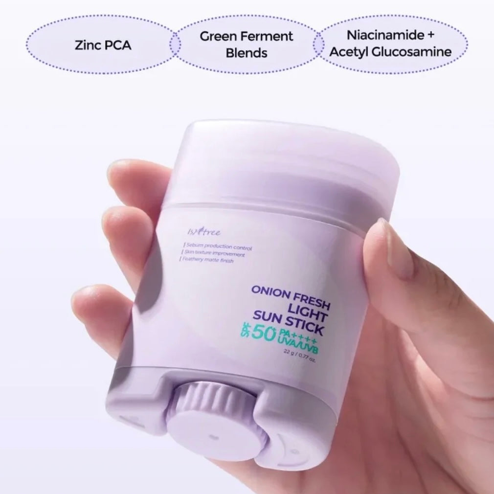 Isntree - Onion Fresh Light Sun Stick SPF 50+ PA++++