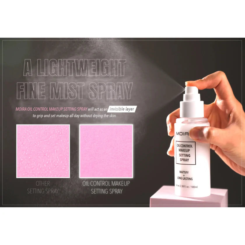 Moira - Oil Control Makeup Setting Spray