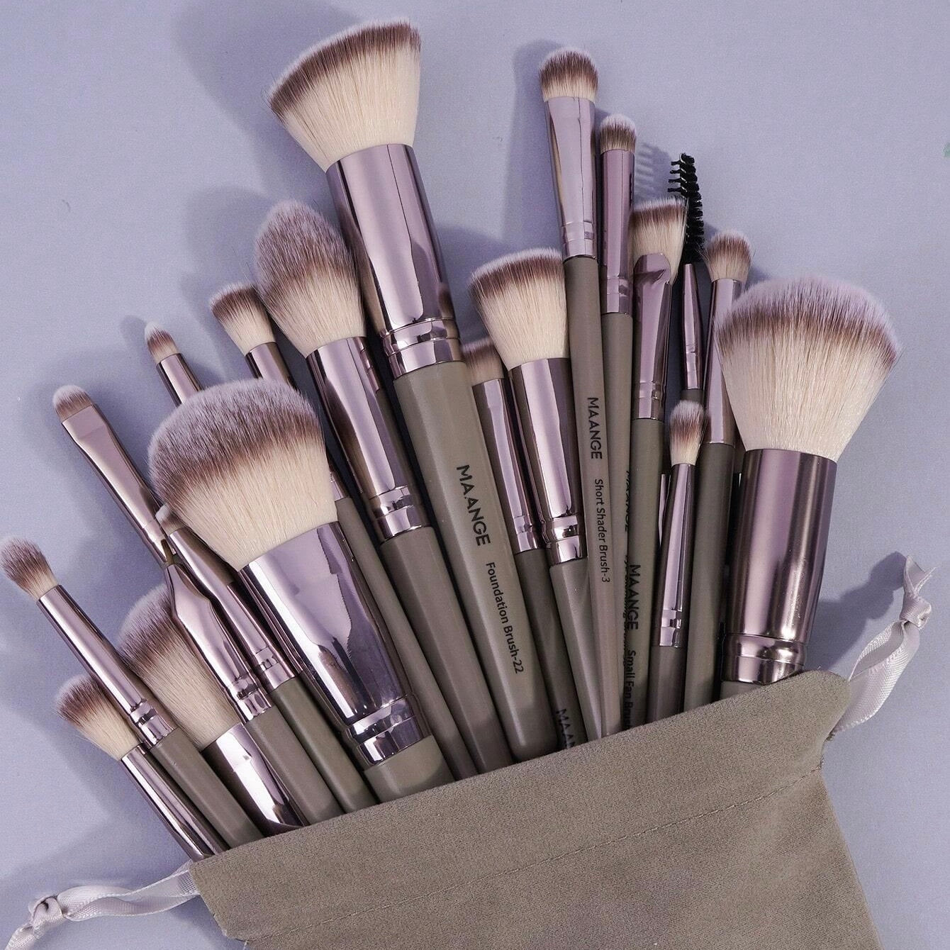 Shein - Set de 30 Piezas De Brochas De Maquillaje Profesionales