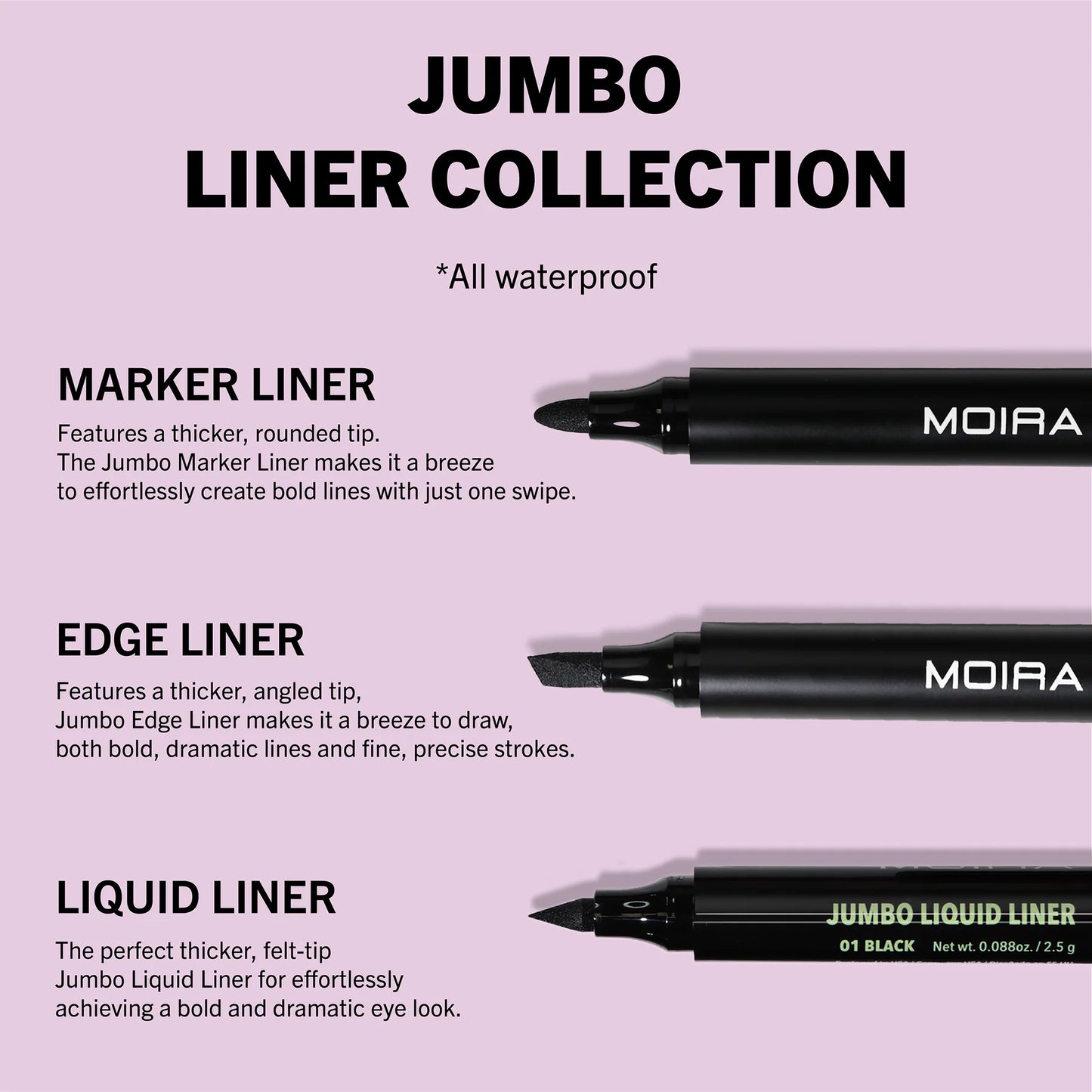 Moira - Delineador Jumbo Marker Liquid Liner