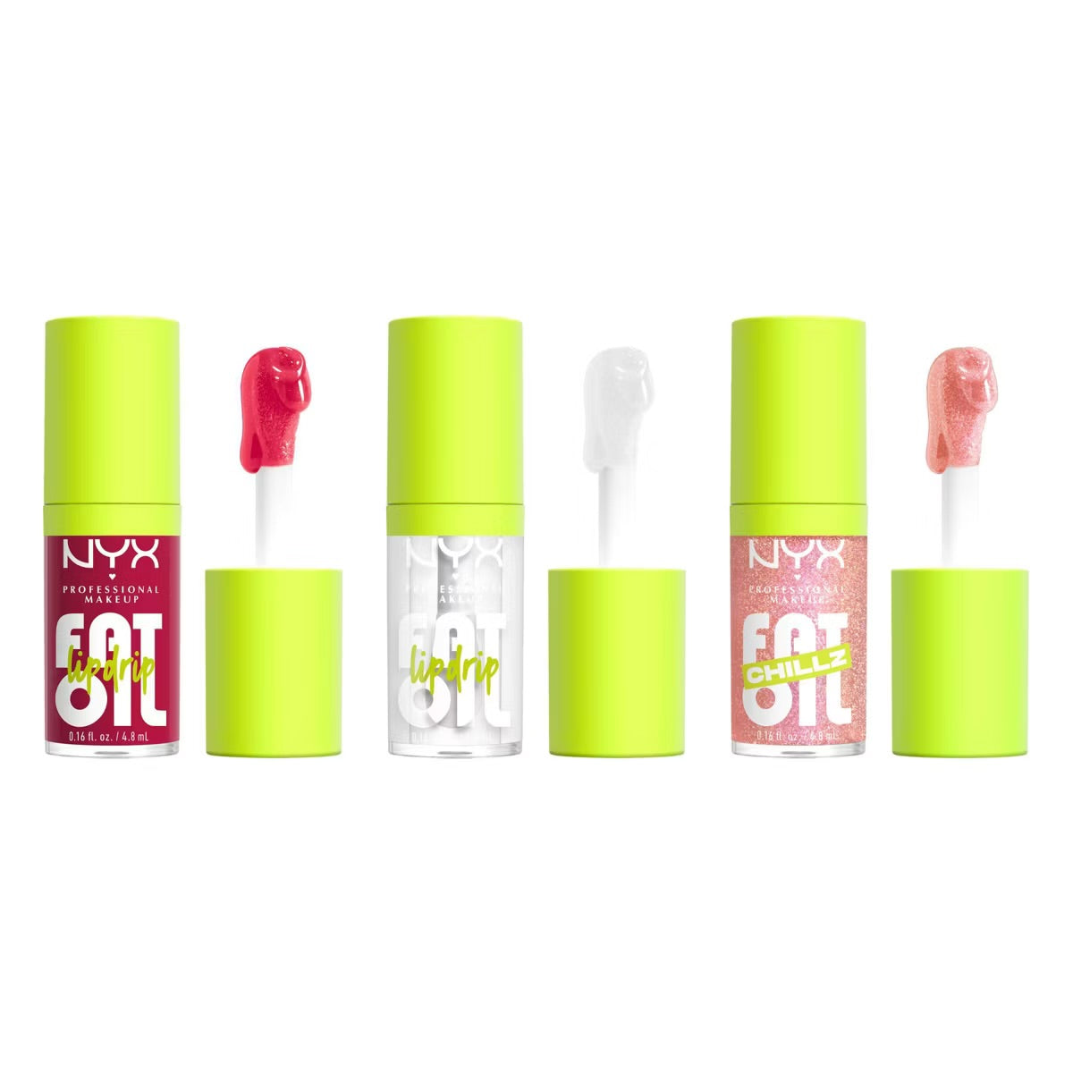 NYX - Professional Makeup Fat Oil Lip Drip Holiday Trio Lip Gloss Set