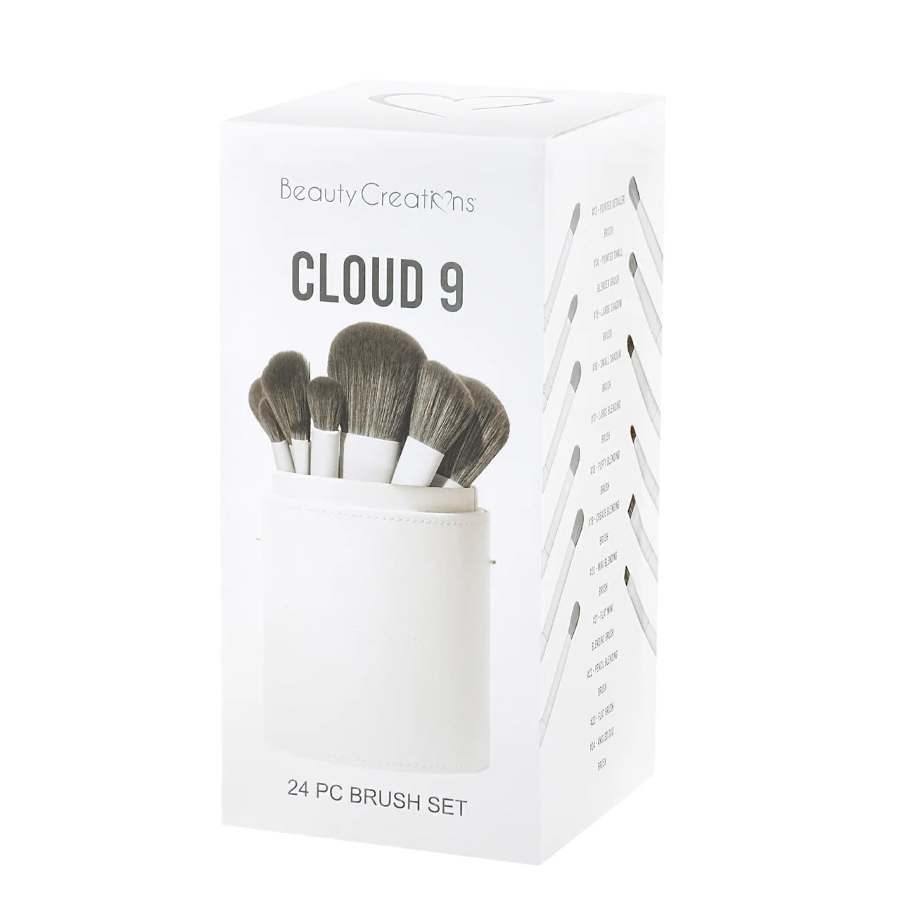 Beauty Creations - Set De 24 Brochas Cloud 9