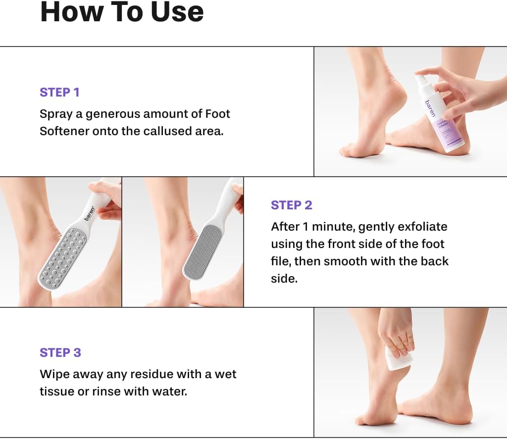 Baren - Foot Exfoliant Softener at Home Kit