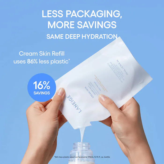 LANEIGE - Cream Skin Milky Toner with Ceramides & Peptides for Nourishing Hydration **BAJO-PEDIDO**
