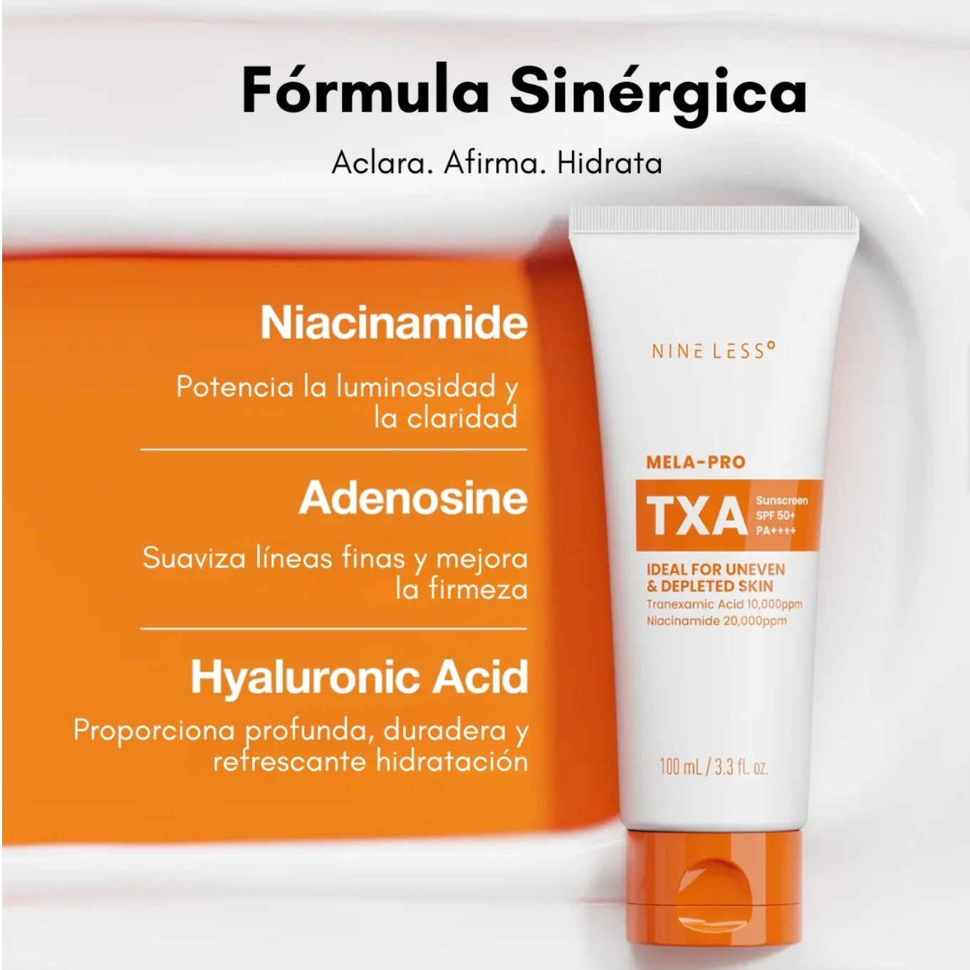 NINELESS - Protector Solar Mela-Pro Tranexamic Acid Sun Screen SPF50+PA++++ **BAJO PEDIDO**