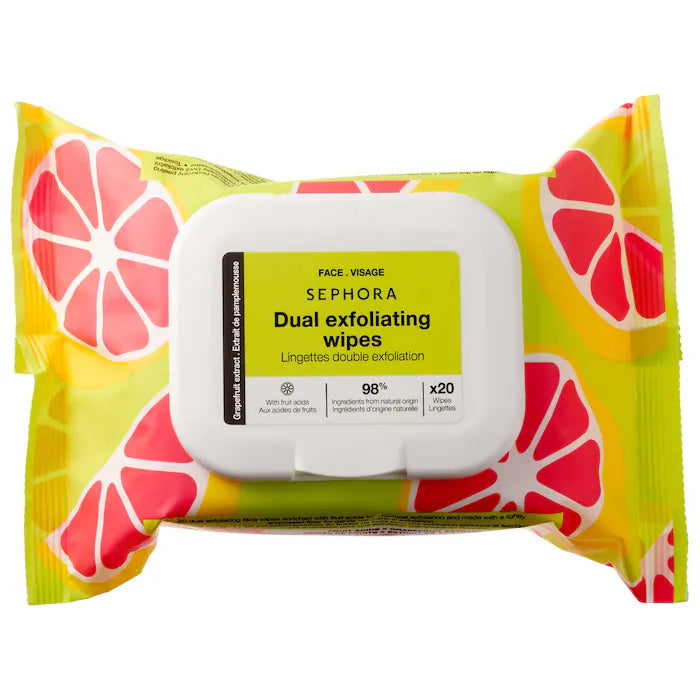 SEPHORA COLLECTION - Cleansing + Exfoliating Wipes **BAJO-PEDIDO**