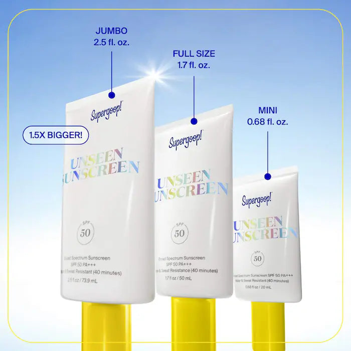 Supergoop - Unseen Sunscreen Invisible Broad Spectrum SPF 50 PA +++ **BAJO-PEDIDO**