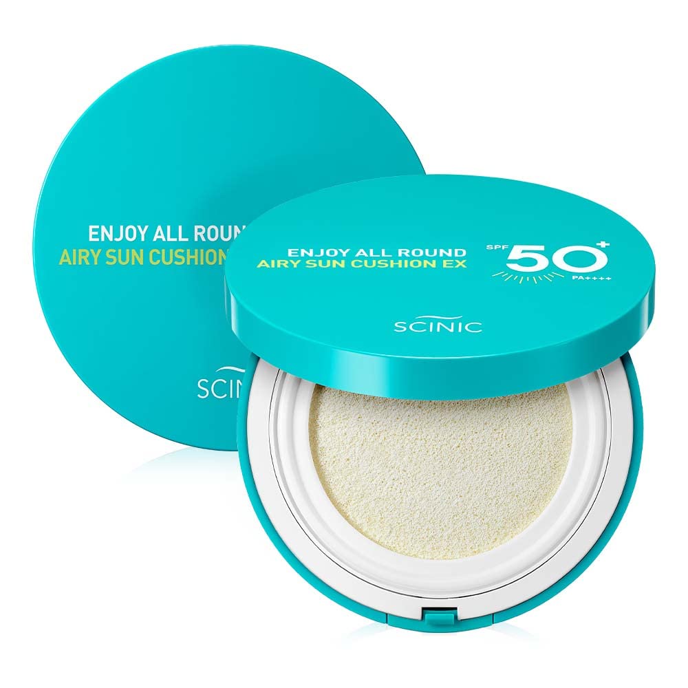 SCINIC - Enjoy All Round Airy Sun Cushion EX SPF50+ PA++++