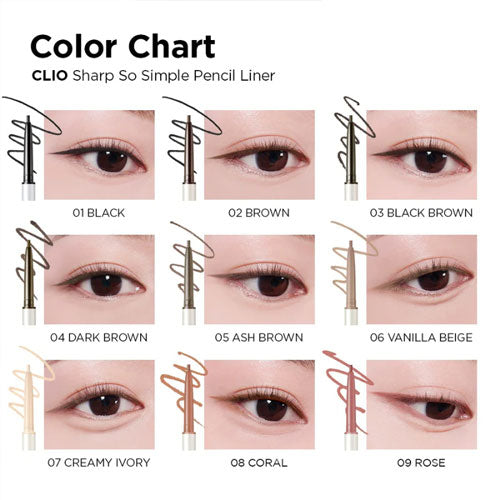 CLIO - Sharp So Simple Waterproof Pencil Liner ***Bajo pedido***