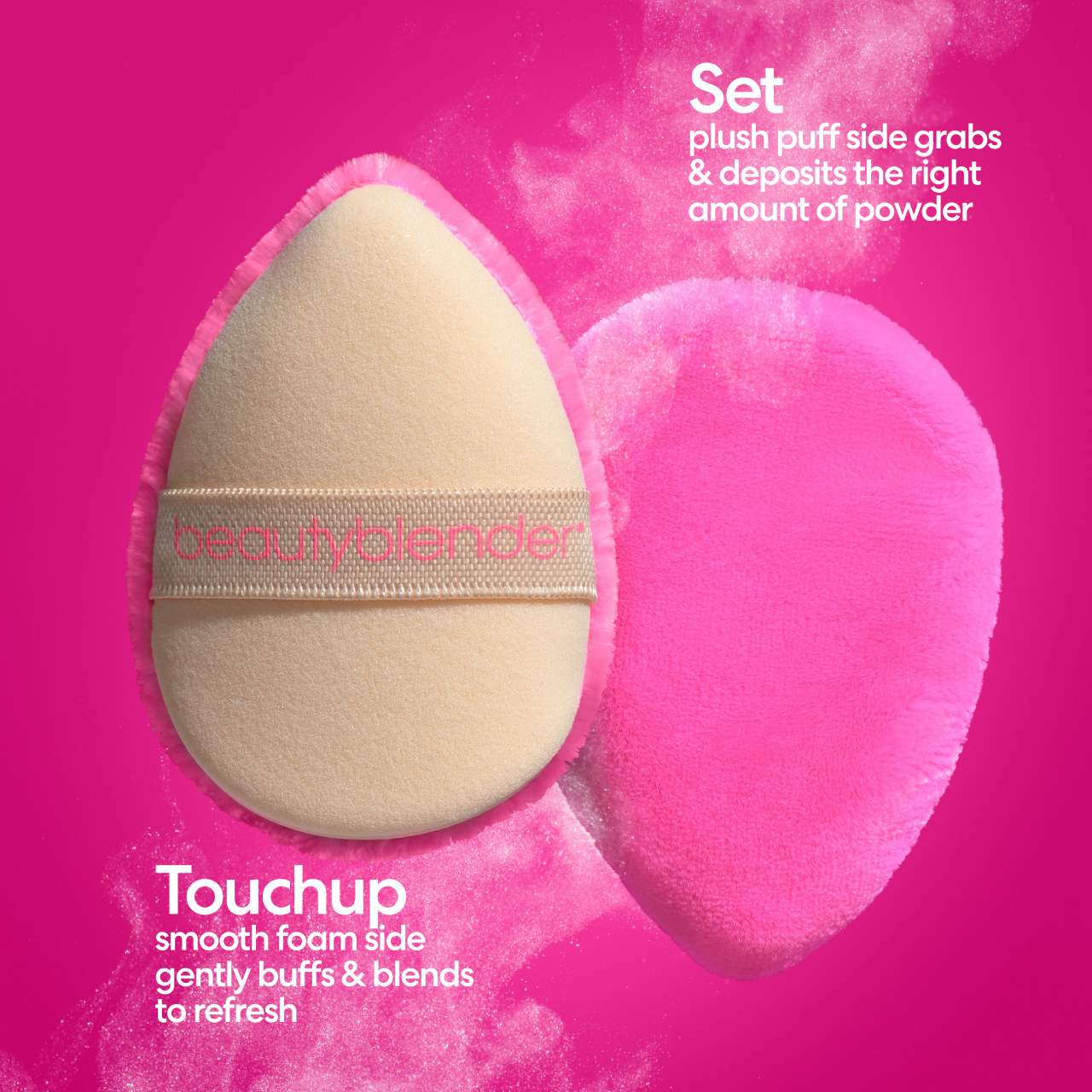 beautyblender - Power Pocket Puff Dual Sided Powder Puff Puff for Setting and Baking **BAJO-PEDIDO**