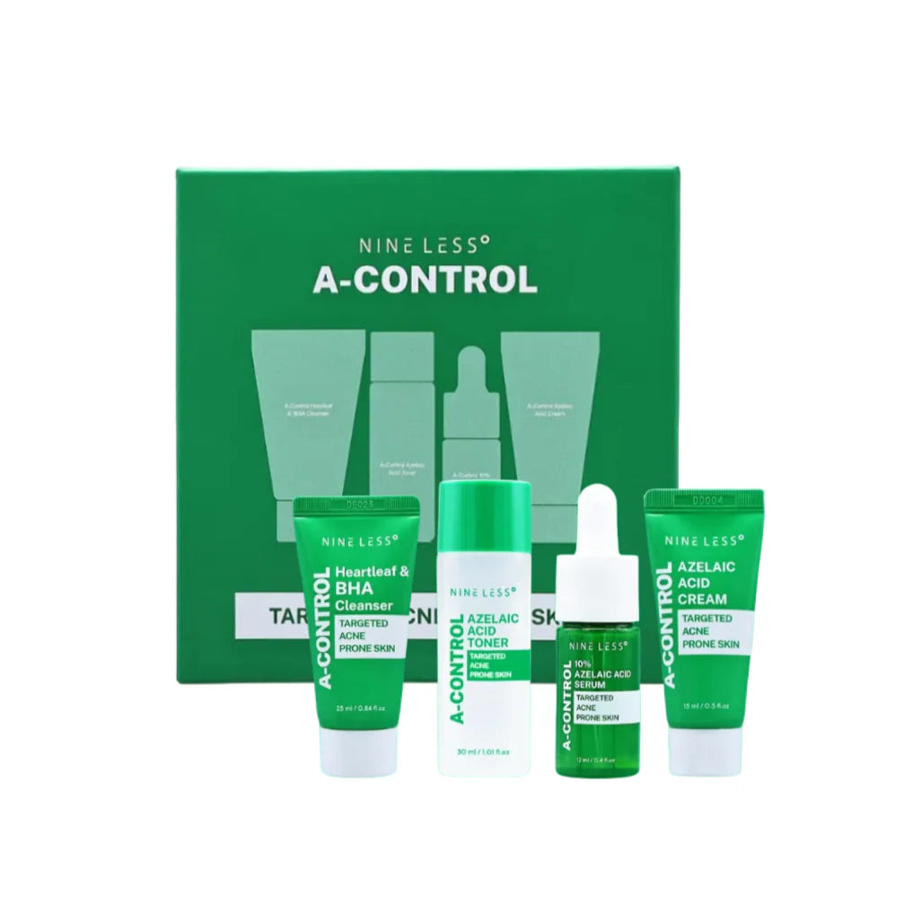 NINELESS - Kit de Viaje de Cuidado Facial A-Control Mini Kit