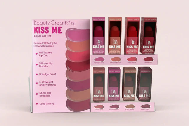 Beauty Creations - Display Kiss Me Tinte **BAJO-PEDIDO**