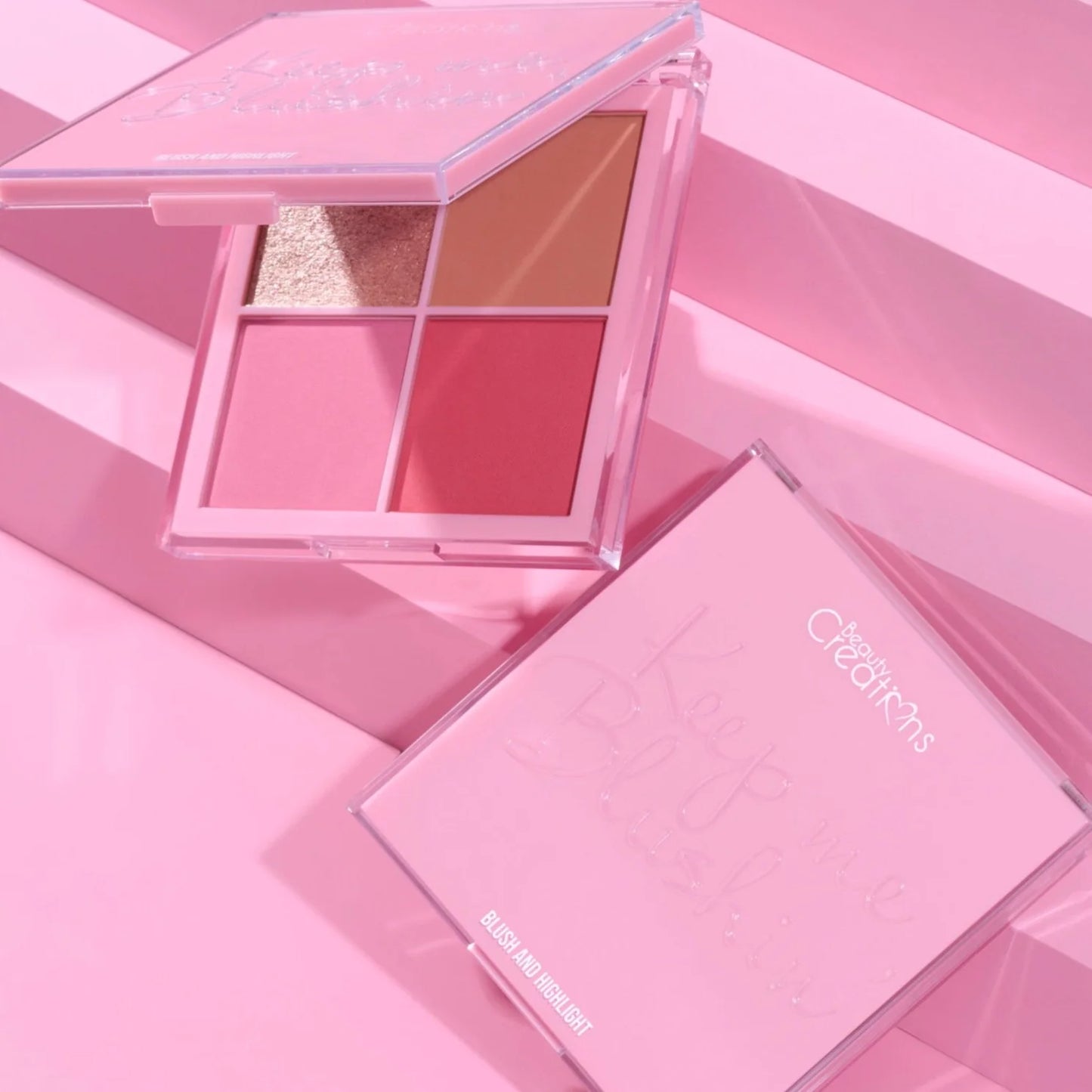 Beauty Creations - Paleta de Rostro Keep me Blushing 4-EVER Blush Quad