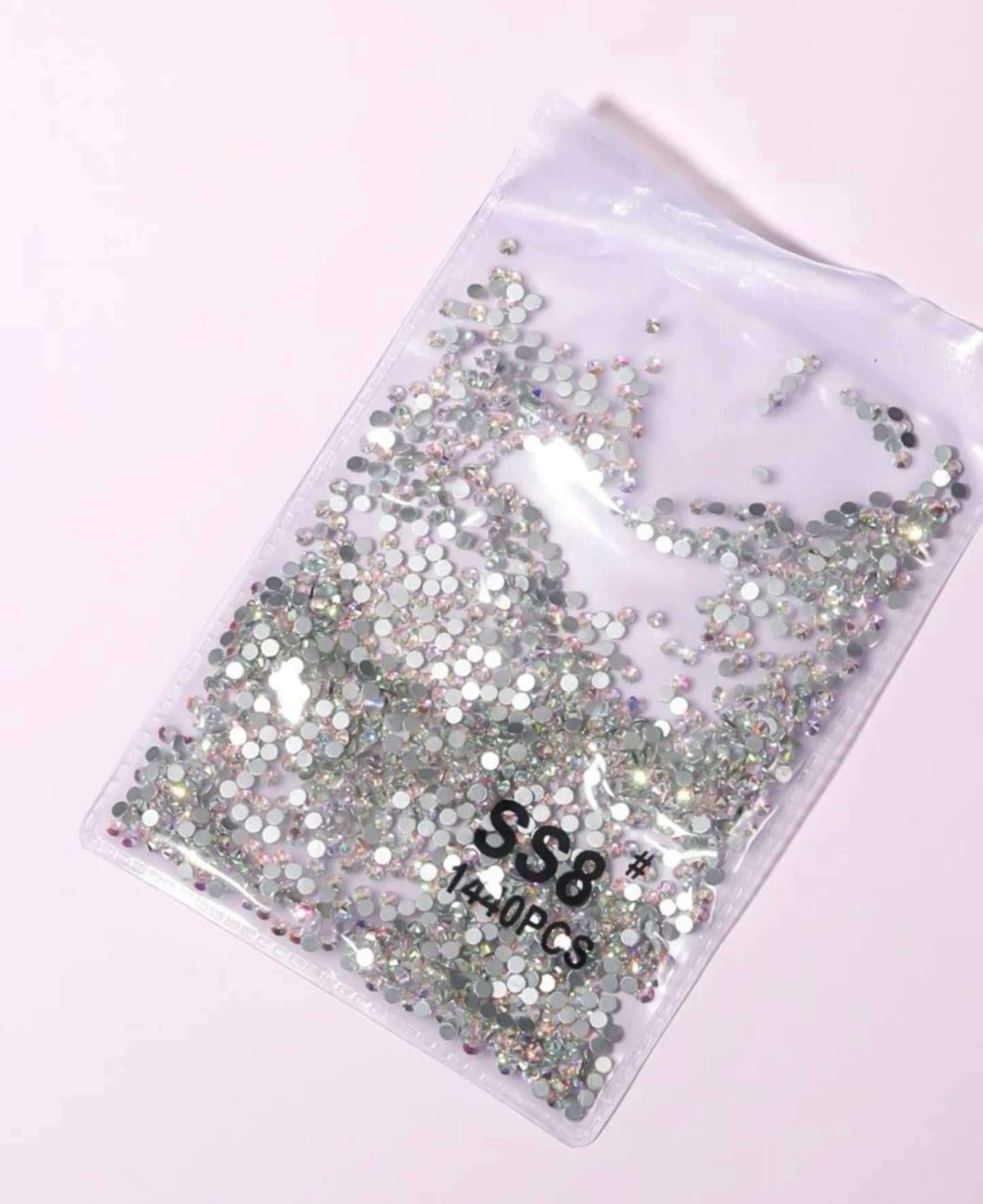1 Paquete de Diamantes No.8 Multicolores (1,440 piezas)
