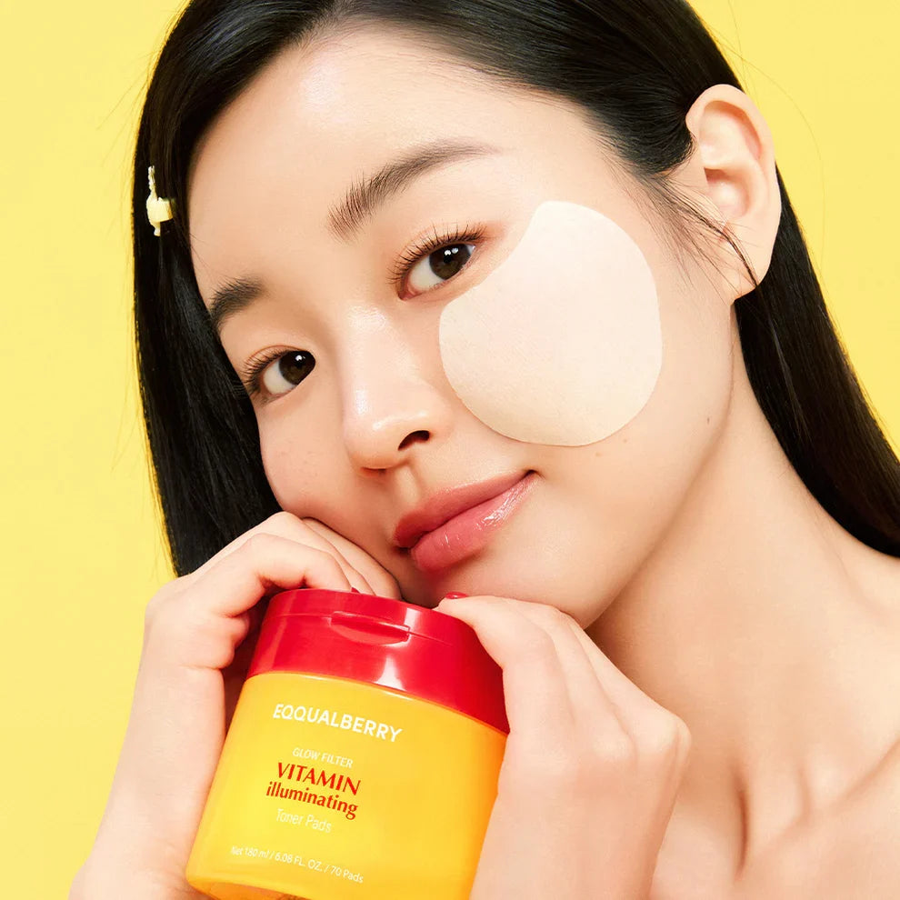 EQQUALBERRY - Vitamin Illuminating Toner Pad