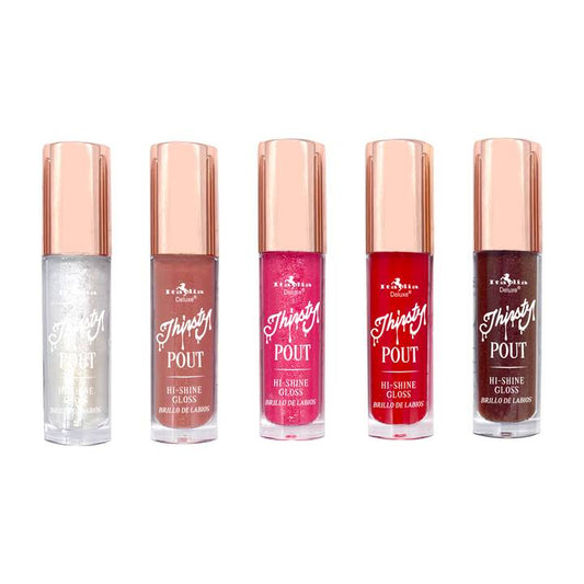 Thirsty Pout Hi-Shine Lip Gloss - Italia Deluxe