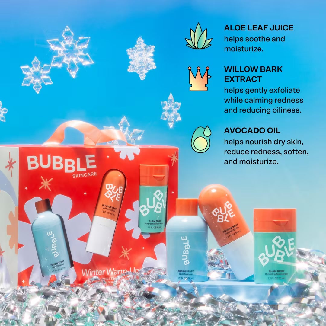 Bubble - Winter Warm-Up 3-Step Hydrating Routine**BAJO-PEDIDO**