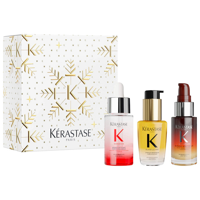 Kérastase  Mini Genesis, Elixir Ultime & 8H Magic Bestsellers Hair Gift Set **BAJO-PEDIDO**