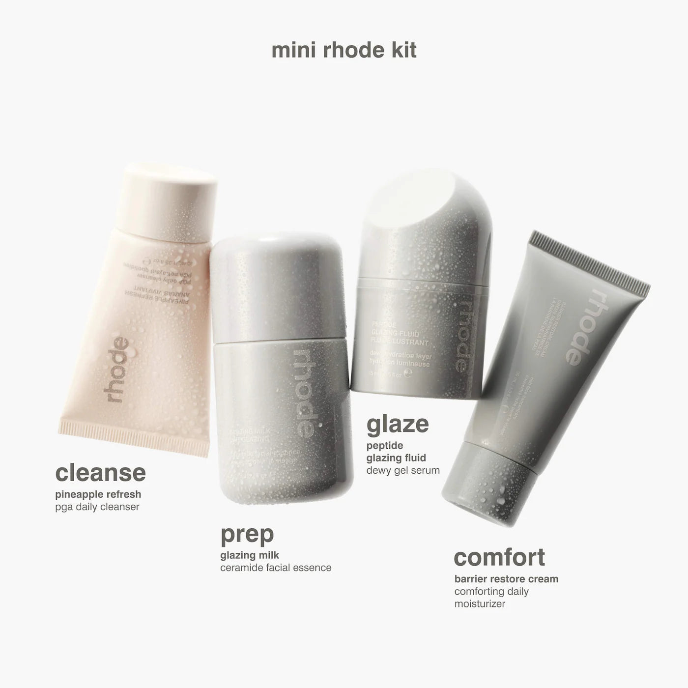 Rhde - Mini Rhode Kit Glazed Skincare Essentials