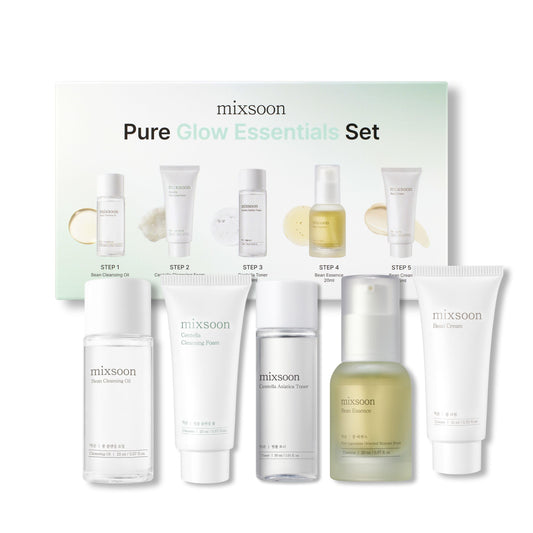 Mixsoon - Pure Glow Essentials Set (5 pasos)
