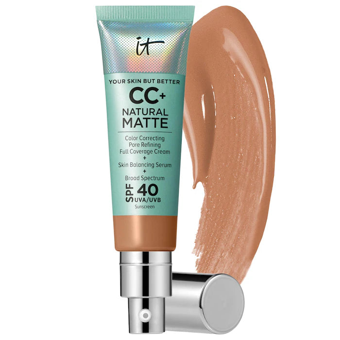 IT Cosmetics - CC+ Cream Natural Matte Foundation with SPF 40 *BAJO-PEDIDO**