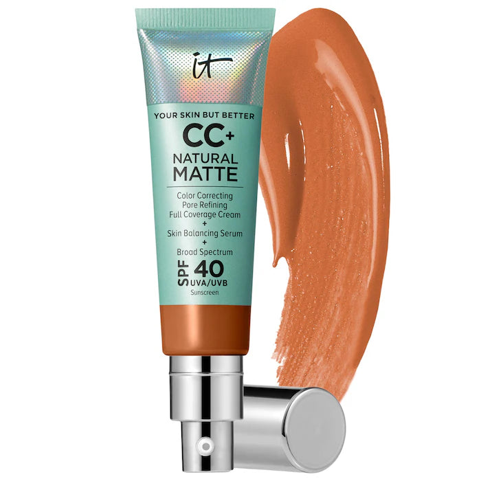 IT Cosmetics - CC+ Cream Natural Matte Foundation with SPF 40 *BAJO-PEDIDO**
