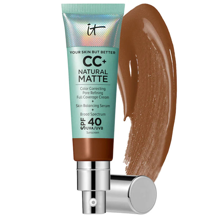 IT Cosmetics - CC+ Cream Natural Matte Foundation with SPF 40 *BAJO-PEDIDO**
