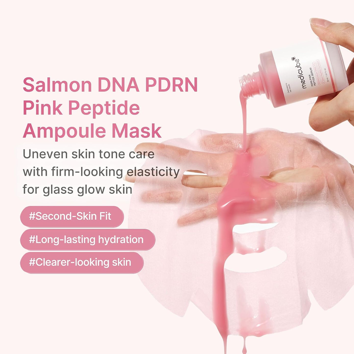 medicube - PDRN Pink Peptide Serum Mask