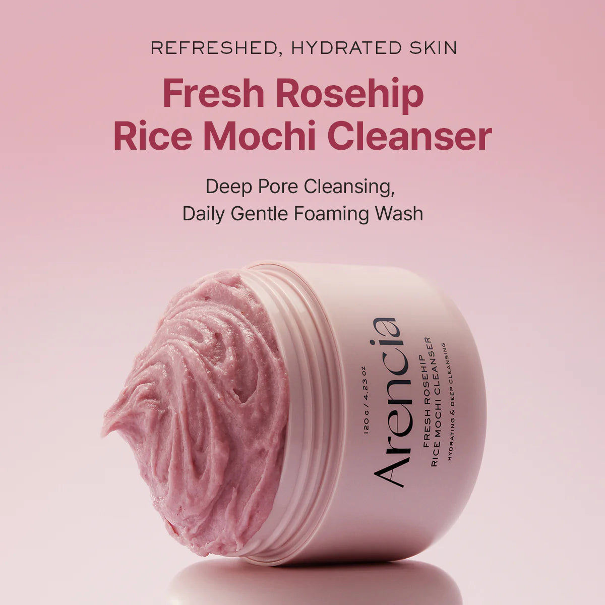 Arencia - Limpiador Facial Fresh Rosehip Rice Mochi Cleanser
