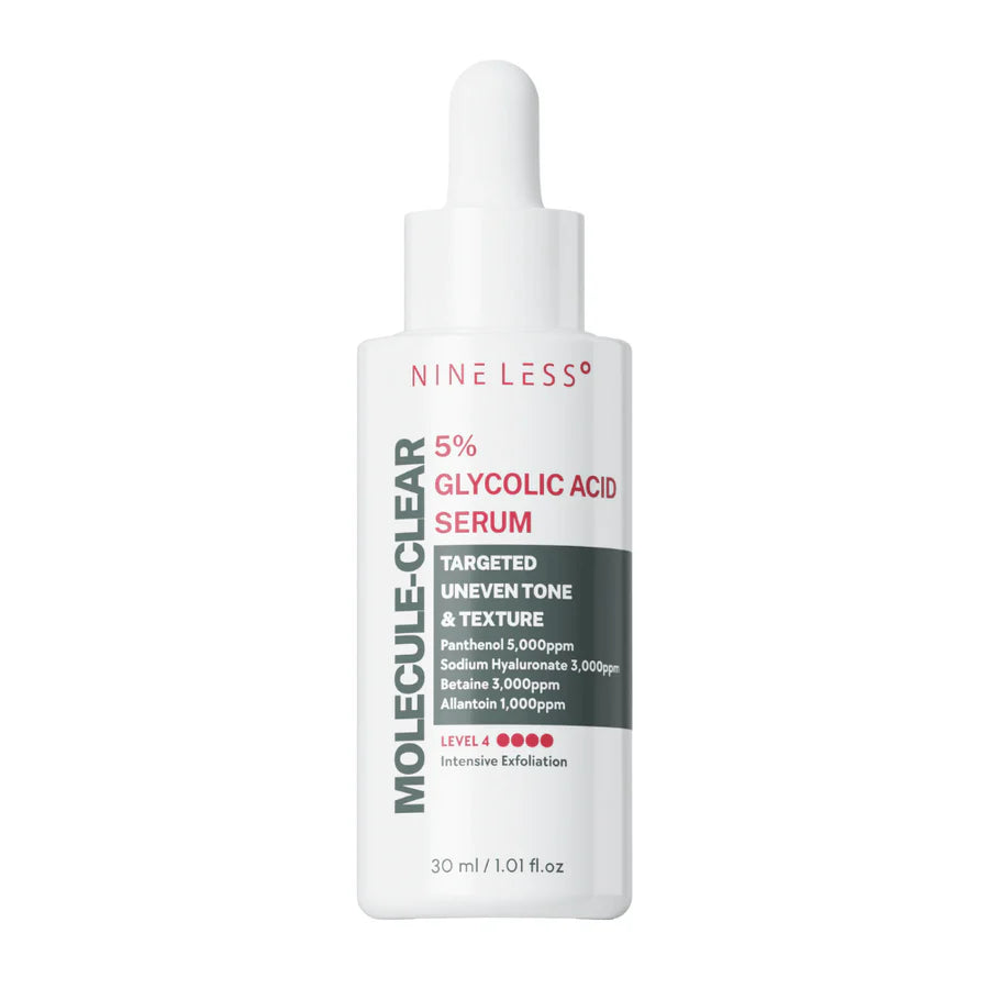 NINELESS - Sérum Facial Molecule-Clear 5% Glycolic Acid Serum