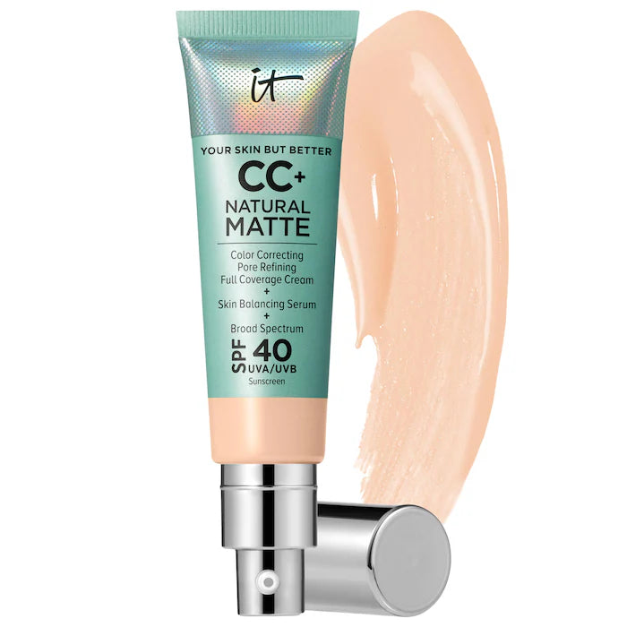 IT Cosmetics - CC+ Cream Natural Matte Foundation with SPF 40 *BAJO-PEDIDO**
