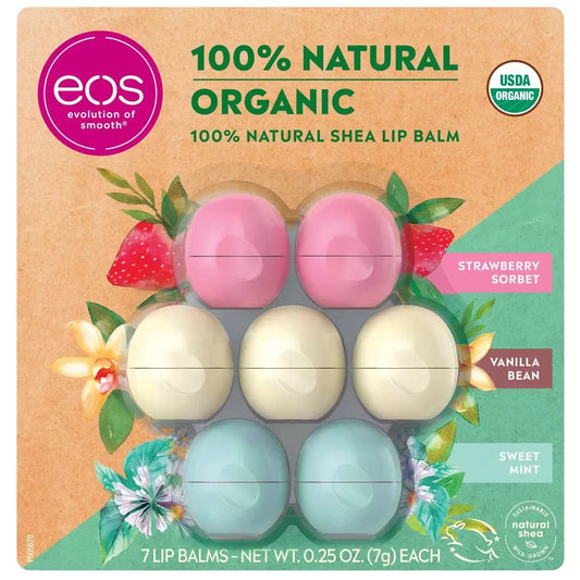 EOS - Bálsamo labial orgánico 7 esferas **BAJO-PEDIDO**