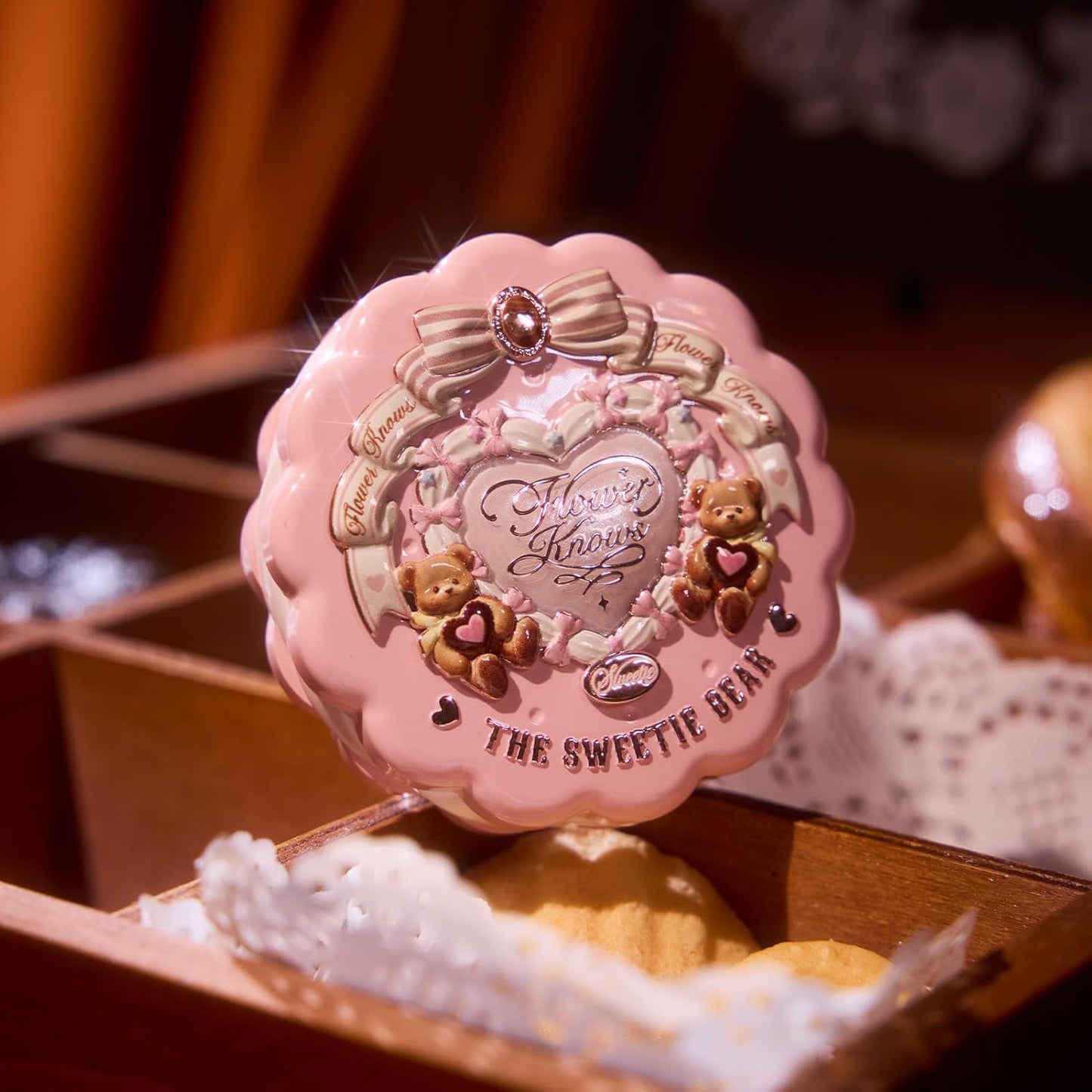 Flower Knows - The Sweetie Bear Silk Satin Blush