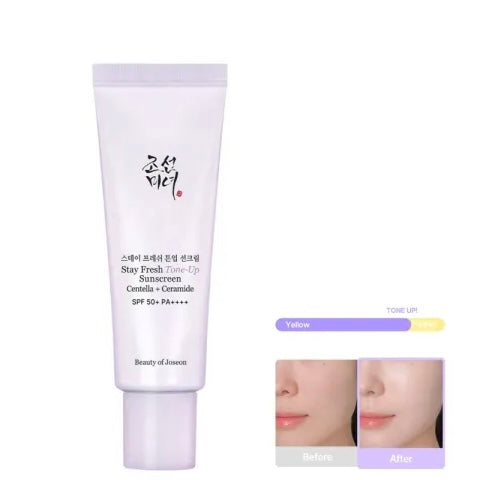 Beauty Of Joseon - Stay Fresh Tone-Up Sunscreen Centella + Ceramide SPF 50+ PA++++ Purple