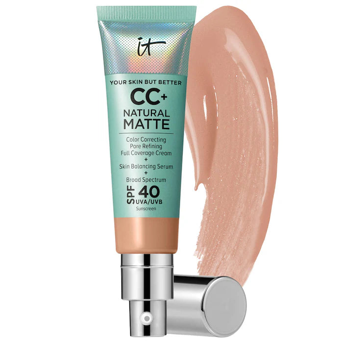 IT Cosmetics - CC+ Cream Natural Matte Foundation with SPF 40 *BAJO-PEDIDO**