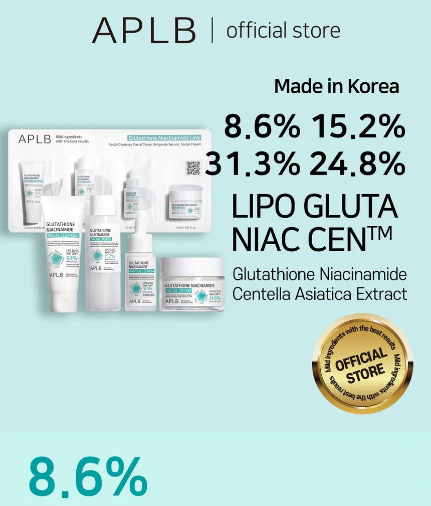 APLB - Glutathione Niacinamide Skin 4 Types Sachet Set