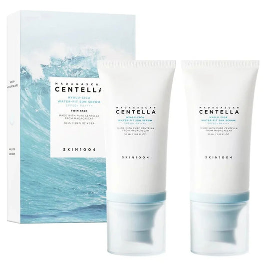SKIN1004 - Protector Solar Madagascar Centella Hyalu-Cica Water-Fit Sun Serum Twin Pack