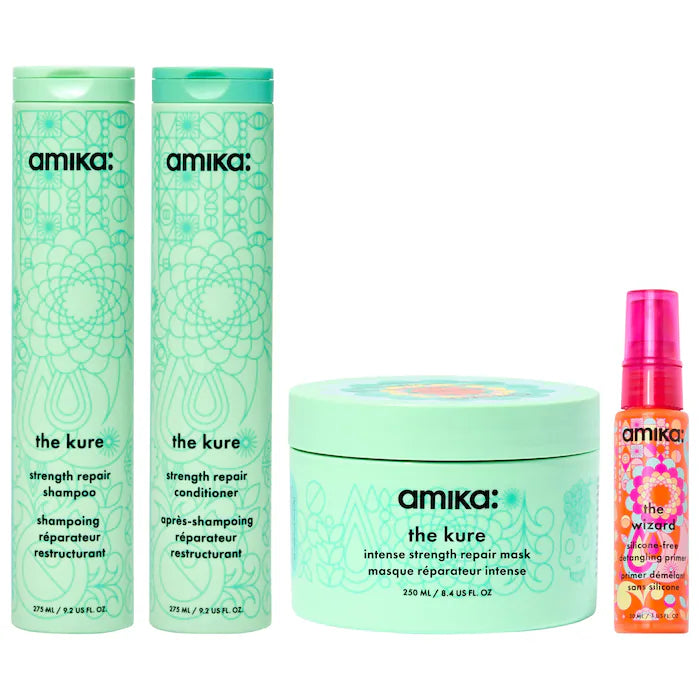 Amika - Super Strands Strength Repair Hair Routine Set **BAJO PEDIDO**